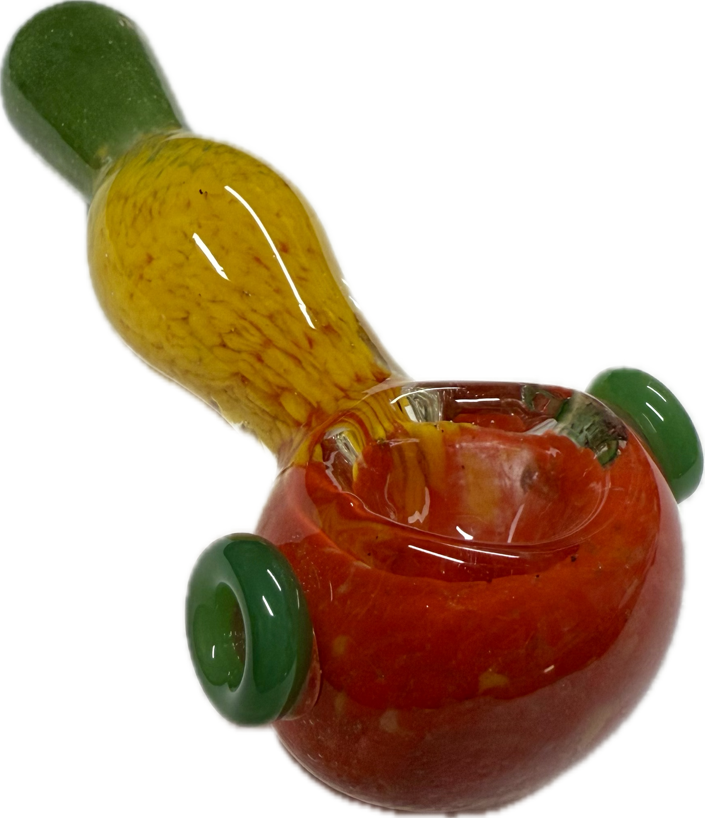 Ripkitty 3.5” Tobacco Dry Herb Hand Pipe Rasta Color Art Spoon