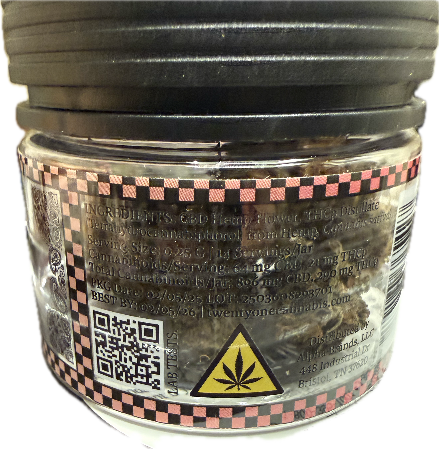 Twenty One Cannabis THCH & THCP Infused Premium Hemp Flower (3.5g Jar)